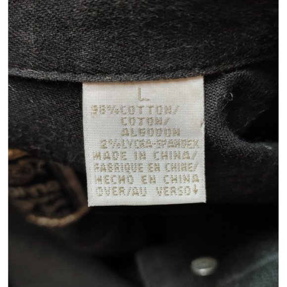 Vintage LIZ CLAIBORNE Lizwear Womens L Midweight Denim Jacket Buttons Pockets - Picture 4 of 4